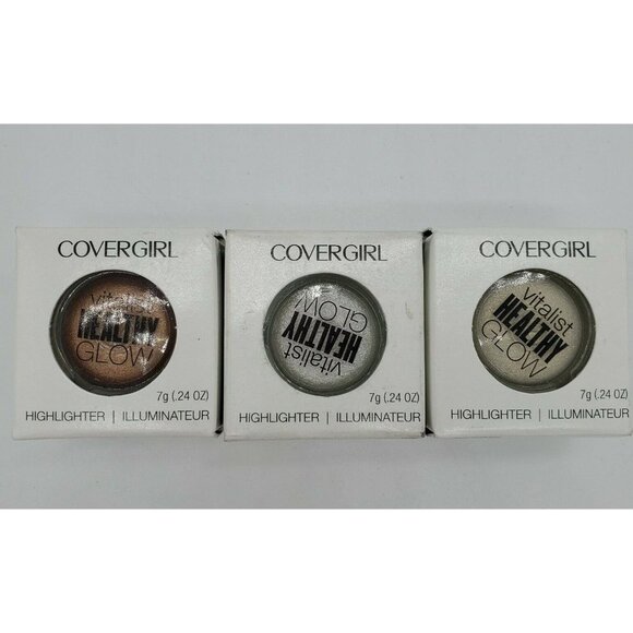 Covergirl Vitalist Healthy Glow Highlighter  Sundown Moonbean Starshine Lot of 3 - Picture 1 of 6